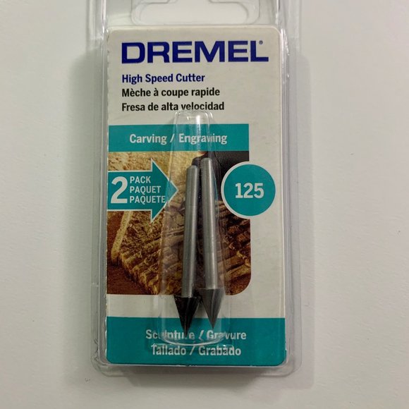 High Speed Cutter Carving 2-Ct #125 NIB 080596035228 DREMEL **NEW** - Picture 1 of 2